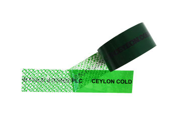 Eco Friendly Tamper Seal Tape Digital Serial Numbering 150mm Perforation