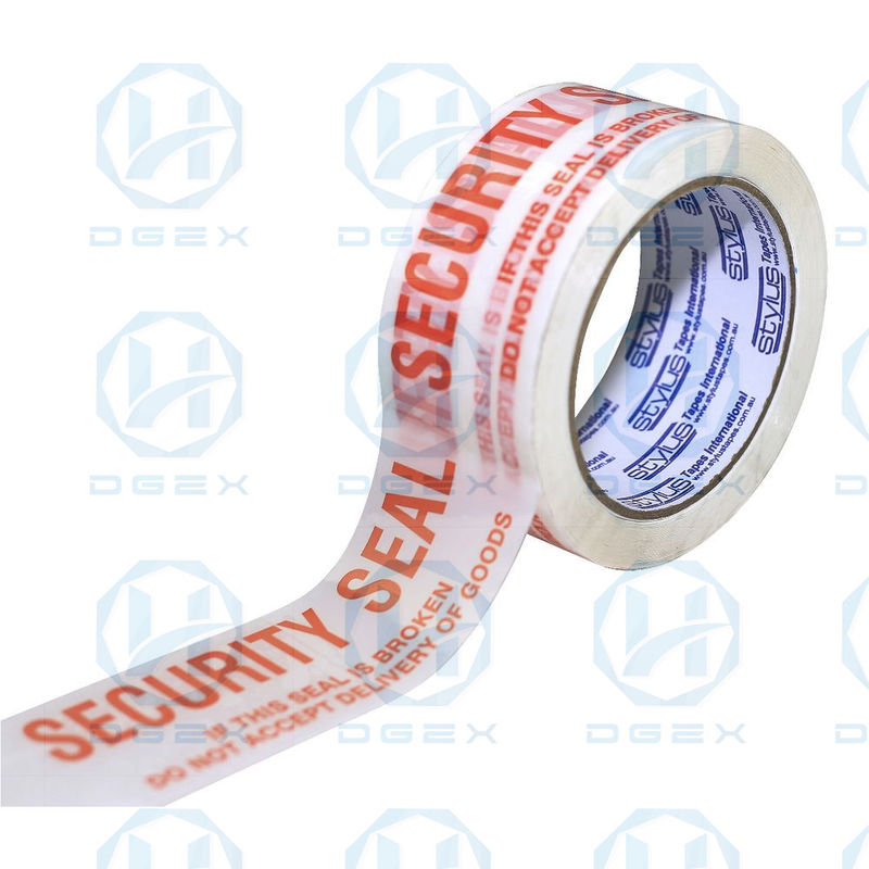 Custom Logo Tamper Evident Tape High Residue Security Seal Tape