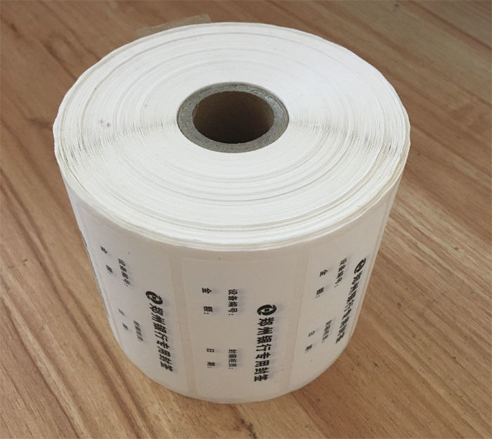 Digital Number Security Void Tape 1000pcs Per Roll For Product Boxes